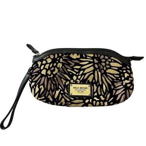 Relic Textured Floral Clutch Evening Bag‎ Wristlet Party Purse Small